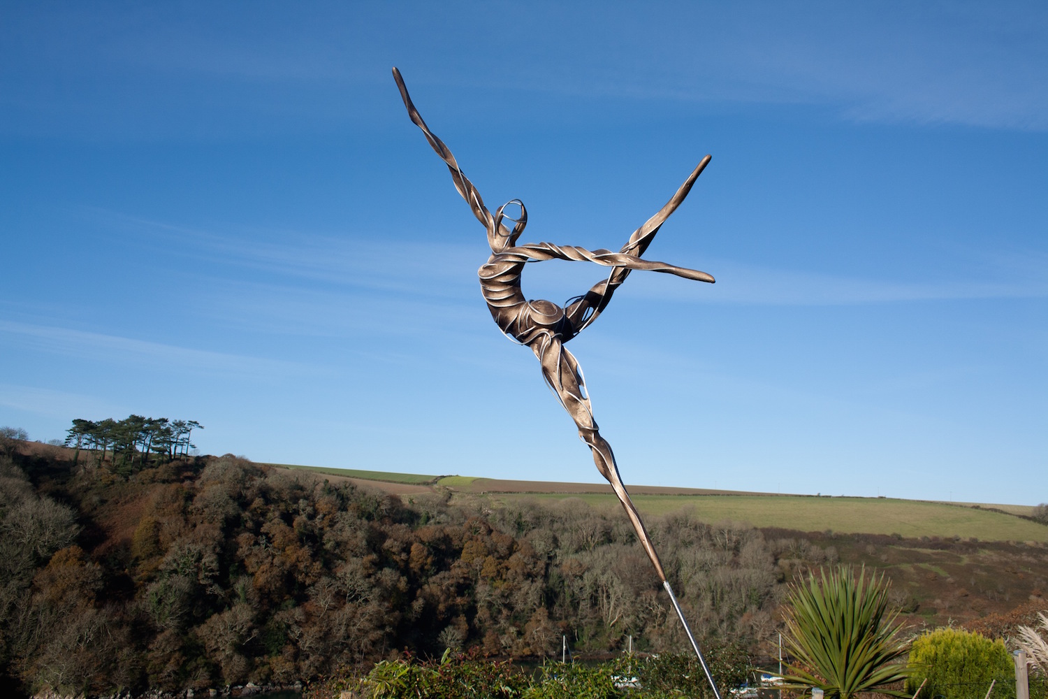 Among the contemporary works at the new Petworth Park Antiques and Fine Art Fair this month will be this outdoor sculpture by Penny Hardy titled ‘Joie de Vivre,’ to be shown by local West Sussex art dealers Moncrieff Bray Gallery, priced at £1,500 ($2,275).